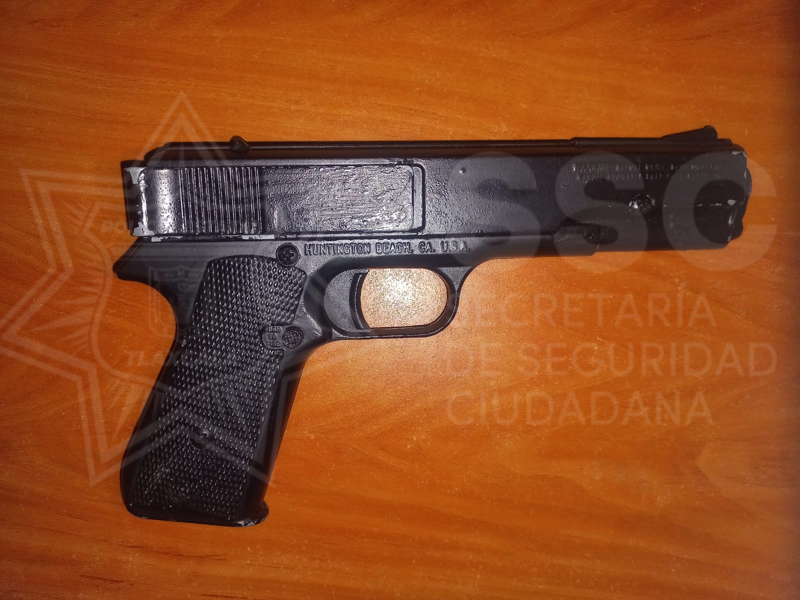 Asegura Policía Estatal en Amaxac a un hombre con arma  de fuego ilegal